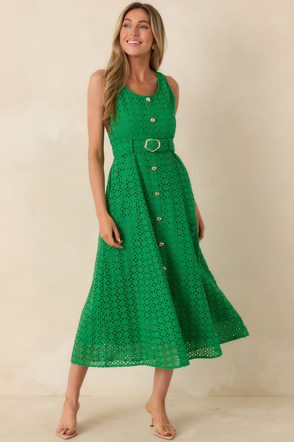 Cotton-Midi-Dress-With-Eyelet-Detailing-And-Sleeveless-Design