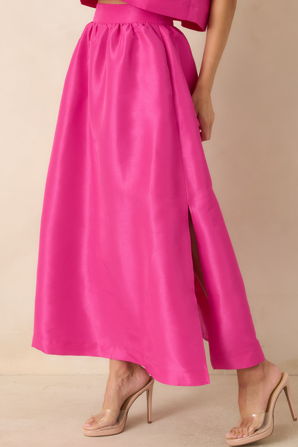 Fuchsia-Skirt-Waistband-Details