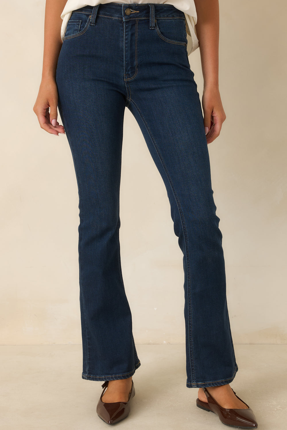 High-Rise-Button-Zipper-Jeans