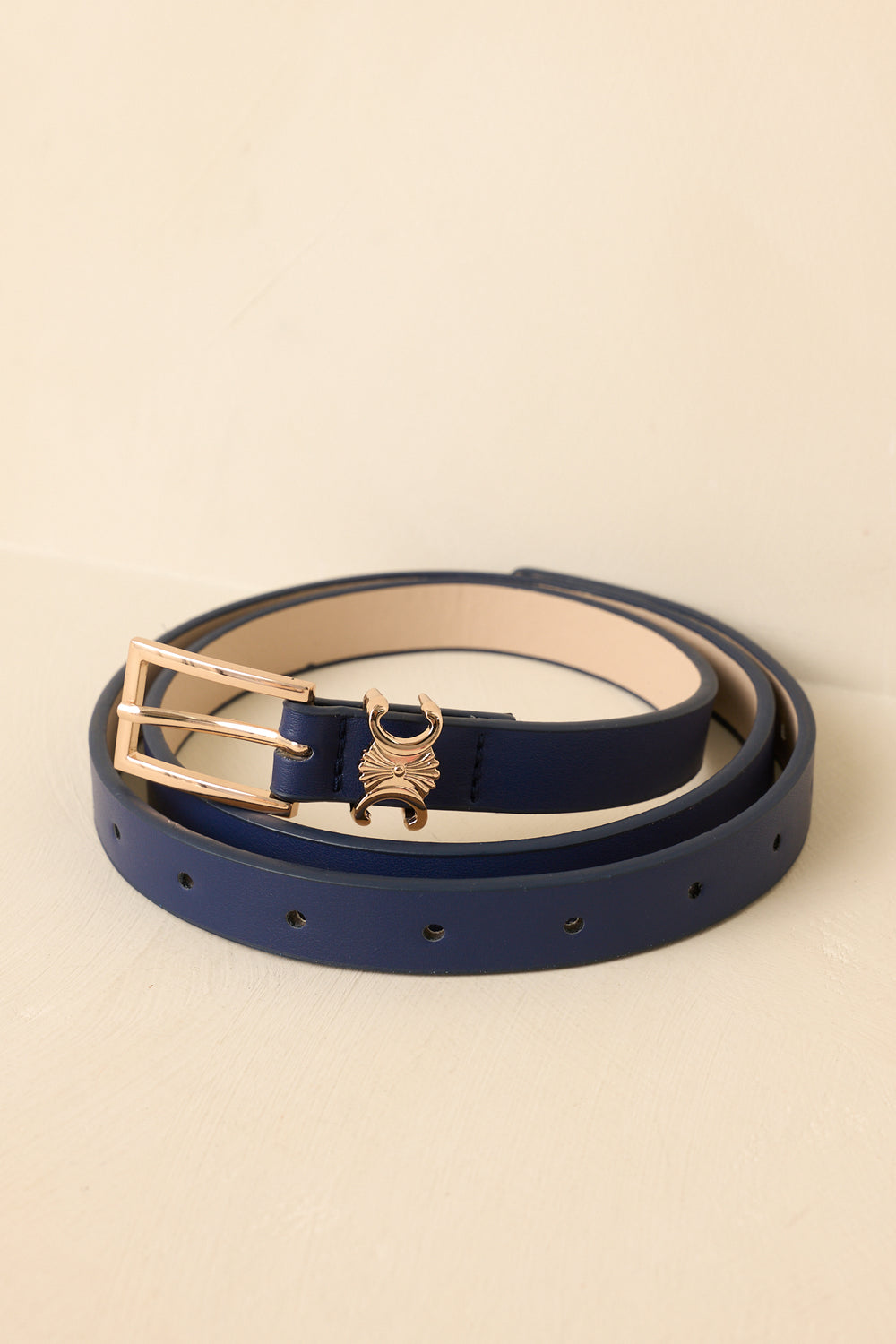 Navy-Slim-Faux-Leather-Belt-With-A-Narrow-Silhouette