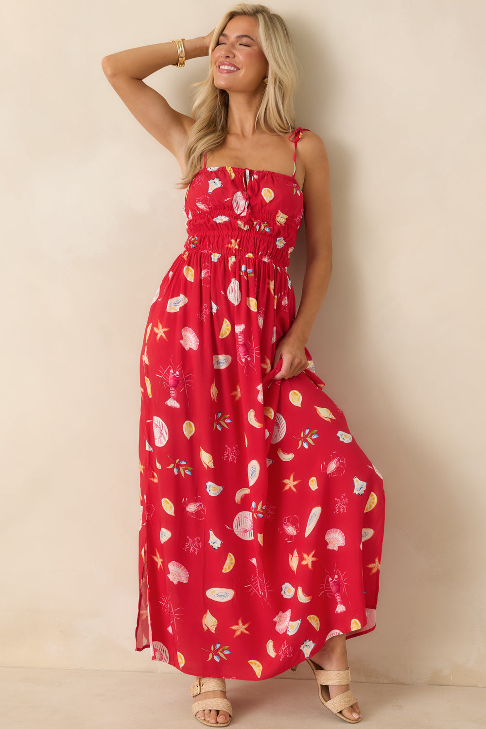 Relaxed-Maxi-Dress-Tie-Straps-Flowing-Smocked-Bodice